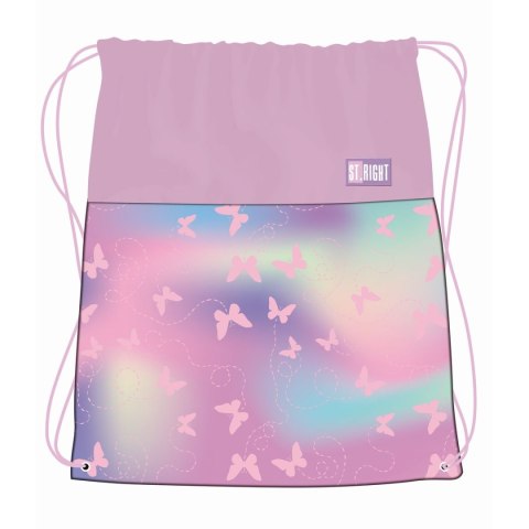 Worek na buty PINK BUTTERFILES fartuszek ochronny St.Right