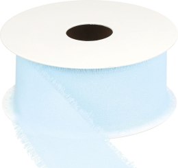 Wstążka Craft-Fun Series szyfonowa strzępiona 40x10 [mm x m] błękitny Titanum (WJ40-10-011J)