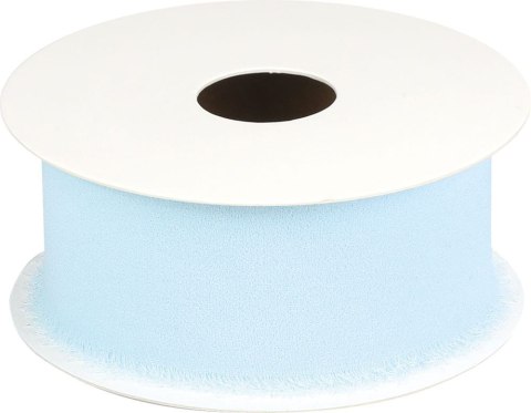Wstążka Craft-Fun Series szyfonowa strzępiona 40x10 [mm x m] błękitny Titanum (WJ40-10-011J)