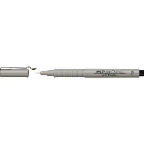 Cienkopis kreślarski Ecco Pigment czarny 0,4mm 1kol. Faber Castell (FC166499) Cienkopis kreślarski Ecco Pigment czarny 0,4mm 1kol. Faber Castell (FC166499)