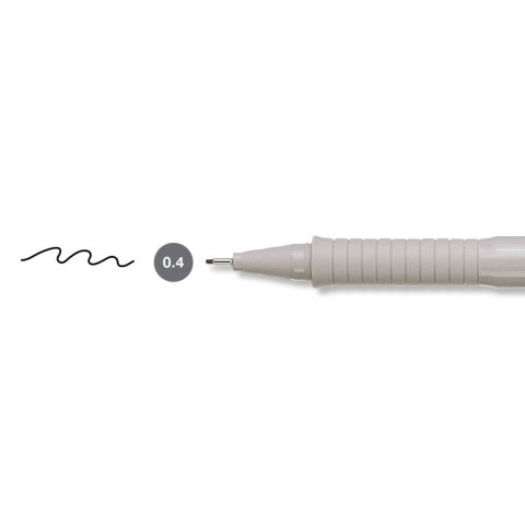 Cienkopis kreślarski Ecco Pigment czarny 0,4mm 1kol. Faber Castell (FC166499) Cienkopis kreślarski Ecco Pigment czarny 0,4mm 1kol. Faber Castell (FC166499)