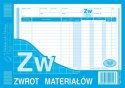 Druk samokopiujący ZW zwrot materiałów A5 80k. Michalczyk i Prokop (374-3)