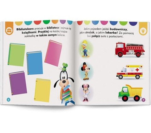 Książka dla dzieci Disney Maluch. Elementarz zawodów. Ćwiczenia Ameet (HOP 9206) Książka dla dzieci Disney Maluch. Elementarz zawodów. Ćwiczenia Ameet (HOP 9206)