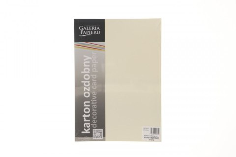 Papier ozdobny (wizytówkowy) ryps kremowy A4 kremowy 240g Galeria Papieru (201812) Papier ozdobny (wizytówkowy) ryps kremowy A4 kremowy 240g Galeria Papieru (201812)