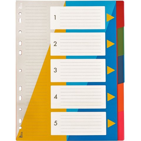 Przekładka numeryczna numeryczne A4 mix 5k 1-5 Tetis (BP630-5) Przekładka numeryczna numeryczne A4 mix 5k 1-5 Tetis (BP630-5)