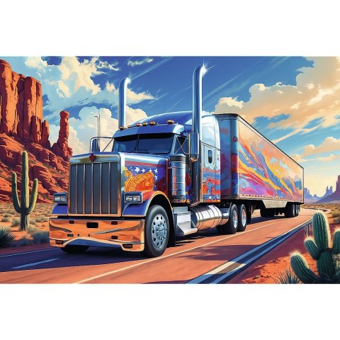Puzzle Ciężarówka w trasie 160 el. Trefl (15413)