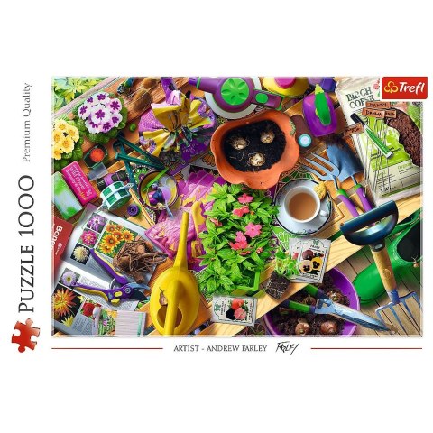 Puzzle Disney Porządki w ogrodzie 1000 el. Trefl (10927)