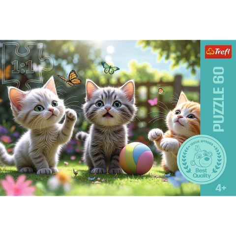 Puzzle Trzy kociaki 60 el. Trefl (17412) Puzzle Trzy kociaki 60 el. Trefl (17412)