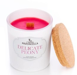 Świeczka ozdobna Classico Delicate Peony biała 135 g Pavoncella (5905711530141)