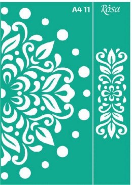 Szablon Ornamenty roślinne Rosa (11)
