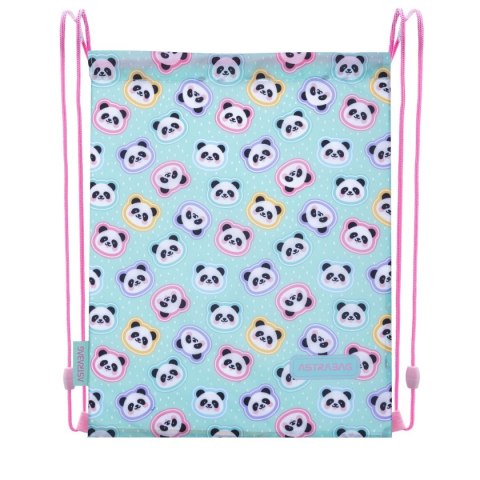 Worek na buty Astrabag Minty Pandas Astra (507025005)