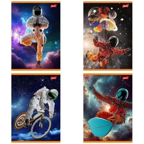 Zeszyt Spaceman A5 32k. 70g krata Unipap Zeszyt Spaceman A5 32k. 70g krata Unipap