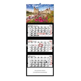 Kalendarz ścienny ZAMEK MOSZNA trójdzielne- A3+ Jotan (T58)