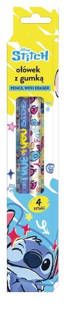 Ołówek Stitch z gumką HB (nd)