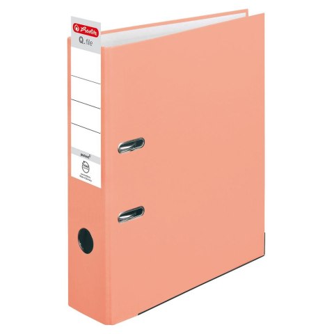 Segregator dźwigniowy 50028481 Q.file protect A4 80mm łososiowy Herlitz (300005711) Segregator dźwigniowy 50028481 Q.file protect A4 80mm łososiowy Herlitz (300005711)
