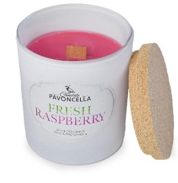 Świeczka ozdobna Classico Fresh Raspberry biała 135 g Pavoncella (5905711530738)