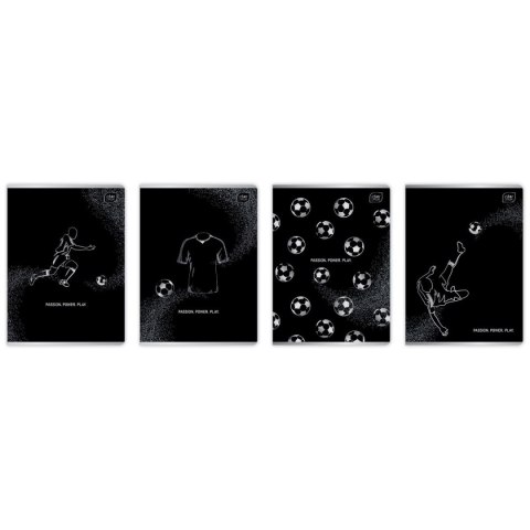 Zeszyt METALIC SPORT A5 60k. 70g linia Interdruk