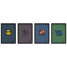 Zeszyt PIXEL A5 16k. 70g krata Interdruk (ZE16KFK)