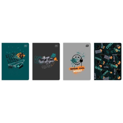 Zeszyt URBAN A5 32k. 70g linia kolor Interdruk