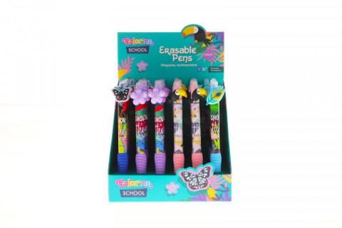 Długopis wymazywalny Buterfly wymazywalny wkład niebieski 0,5mm Patio (80471PTR)