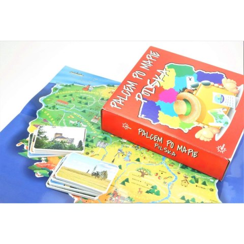 Gra planszowa Palcem po mapie Polska Abino (4183718) Gra planszowa Palcem po mapie Polska Abino (4183718)