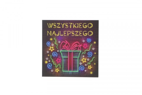 Kartka składana KW PREZENT NEON kw Henry (5905701483631) Kartka składana KW PREZENT NEON kw Henry (5905701483631)