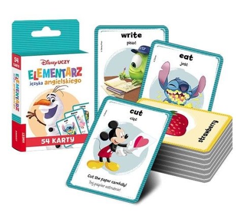 Książeczka edukacyjna Disney Uczy. Elementarz języka angielskiego. Karty Ameet (UEK 9302) Książeczka edukacyjna Disney Uczy. Elementarz języka angielskiego. Karty Ameet (UEK 9302)