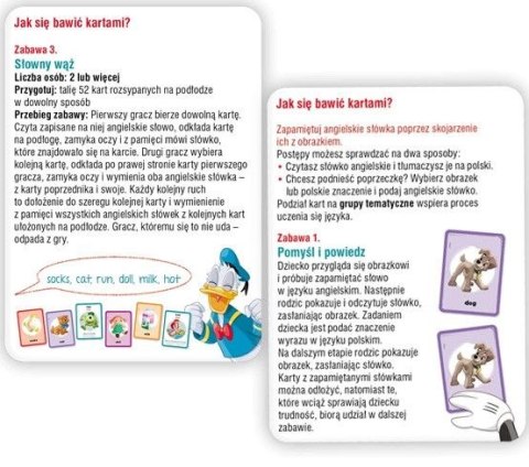 Książeczka edukacyjna Disney Uczy. Elementarz języka angielskiego. Karty Ameet (UEK 9302) Książeczka edukacyjna Disney Uczy. Elementarz języka angielskiego. Karty Ameet (UEK 9302)