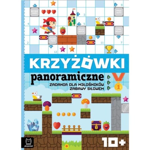 Książka dla dzieci Krzyżówki panoramiczne. Zadania dla miłośników zabawy słowem 10+ Aksjomat Książka dla dzieci Krzyżówki panoramiczne. Zadania dla miłośników zabawy słowem 10+ Aksjomat