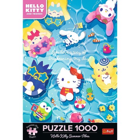Puzzle Premium Plus Hello Kitty Letni relaks 1000 el. Trefl (12067)