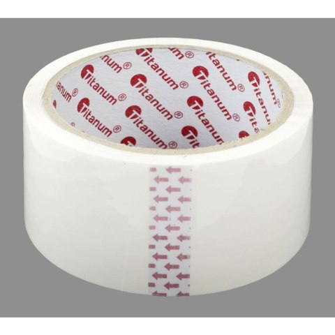 Taśma pakowa 48x50 [mm x m] biała Titanum