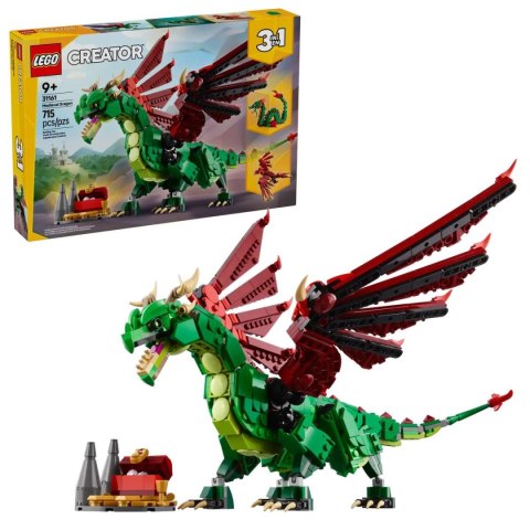Klocki konstrukcyjne Creator 3w1 Średniowieczny smok Lego (31161) Klocki konstrukcyjne Creator 3w1 Średniowieczny smok Lego (31161)