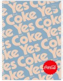 Kołozeszyt (kołonotatnik) COCA COLA HYBRID A4 100k. 70g krata Interdruk