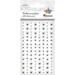 Kryształki Craft-Fun Series perełki srebrne Titanum (24MH03116(silver))