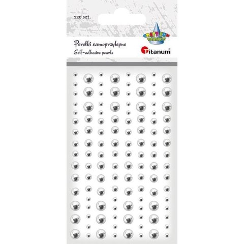 Kryształki Craft-Fun Series perełki srebrne Titanum (24MH03116(silver))