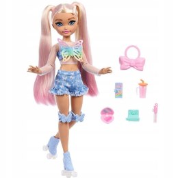 Lalka Dream Besties modowa Malibu na wrotkach + akcesoria [mm:] 290 Barbie (JFX96)