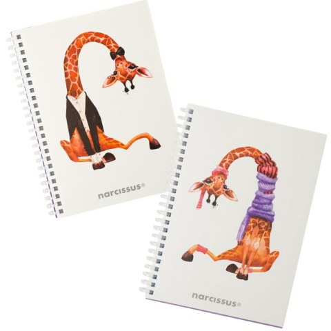 Notes (notatnik) zyrafa A5 80k. krata Narcissus
