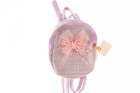 Plecak w cekiny z kokardą Lean (22300)