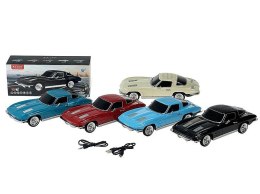 Głośnik metalowy - auto 26x10cm, Bluetooth, z kablem USB, z radiem mix Adar (609945)