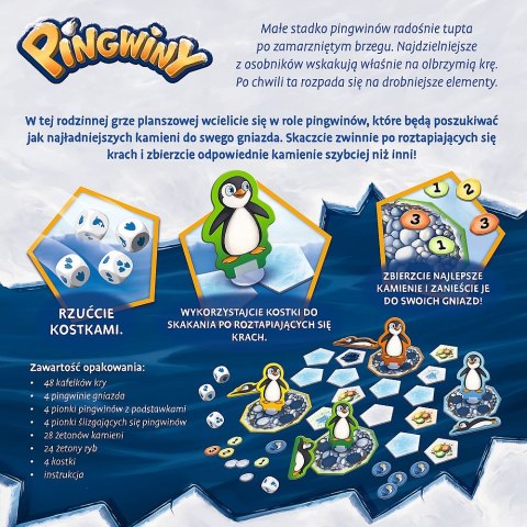 Gra edukacyjna Pingwiny" Trefl (02827) Gra edukacyjna Pingwiny" Trefl (02827)