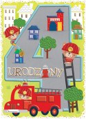 Kartka składana B6 4 straż pożarna B6 Henry (5905701485284) Kartka składana B6 4 straż pożarna B6 Henry (5905701485284)