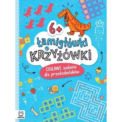 Książka dla dzieci Łamigłówki i krzyżówki. Ciekawe zadania dla przedszkolaków 6+ Książka dla dzieci Łamigłówki i krzyżówki. Ciekawe zadania dla przedszkolaków 6+