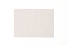 Litery samoprzylepne biały Farro