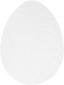 Ozdoba styropianowa jajko 250mm (290)