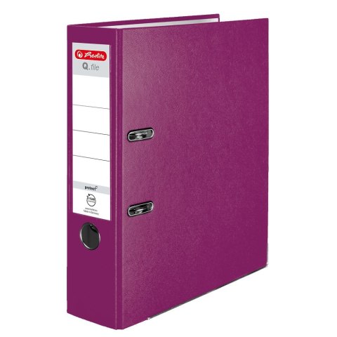 Segregator dźwigniowy Q. file Standard 50011872 A4 80mm jagodowy Herlitz (300004844) Segregator dźwigniowy Q. file Standard 50011872 A4 80mm jagodowy Herlitz (300004844)