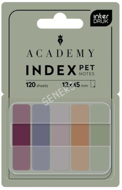 Zakładki indeksujące ACADEMY PET SMART 120k [mm:] 120x450 Interdruk (W PODAJNIKU)