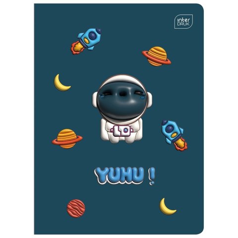 Zeszyt A5 16k. 70g linia kolor Interdruk