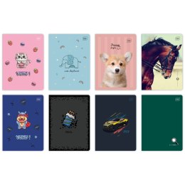 Zeszyt A5 16k. 70g trzy linie Interdruk