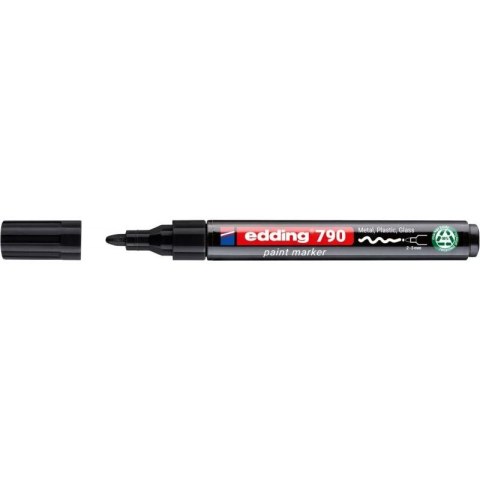 Marker olejowy PCR E-790 czarny 2,0-3,0mm okrągła końcówka Edding (ED-790PCR001) Marker olejowy PCR E-790 czarny 2,0-3,0mm okrągła końcówka Edding (ED-790PCR001)
