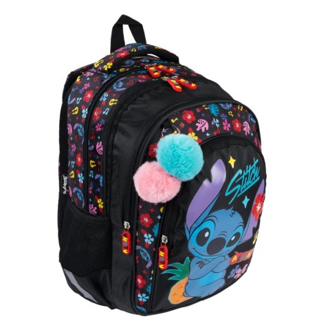 Plecak STITCH Black ALOHA 4 KOMORY St.Majewski (bpl-58) Plecak STITCH Black ALOHA 4 KOMORY St.Majewski (bpl-58)